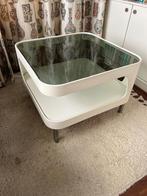 Vintage Leolux / Artifort Salontafel, Huis en Inrichting, Tafels | Salontafels, Ophalen, Gebruikt, 50 tot 100 cm, Glas