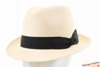 Authentieke Panama hoed Seeberger natural wit stro 58-59 new, Hoed, Nieuw, Ophalen of Verzenden, 58 of 59 cm (L, 7¼ of ⅜ inch)