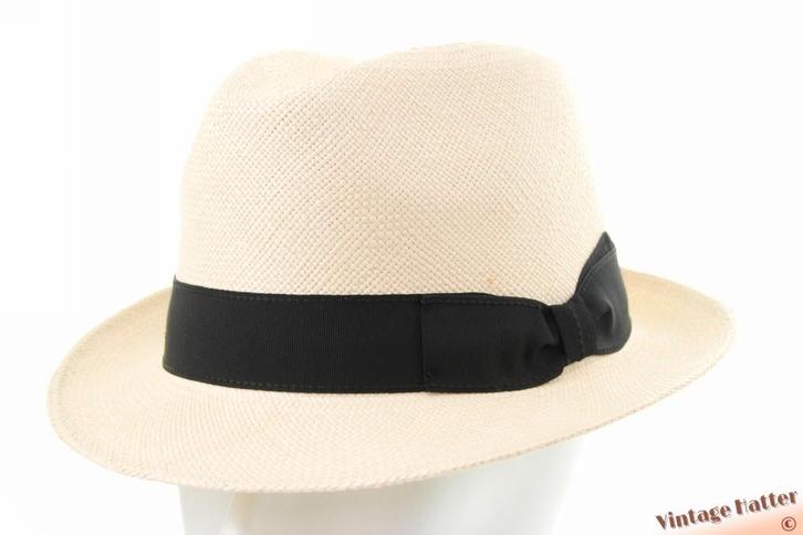 Authentieke Panama hoed Seeberger natural wit stro 58-59 new, Kleding | Heren, Hoeden en Petten, Nieuw, Hoed, 58 of 59 cm (L, 7¼ of ⅜ inch)