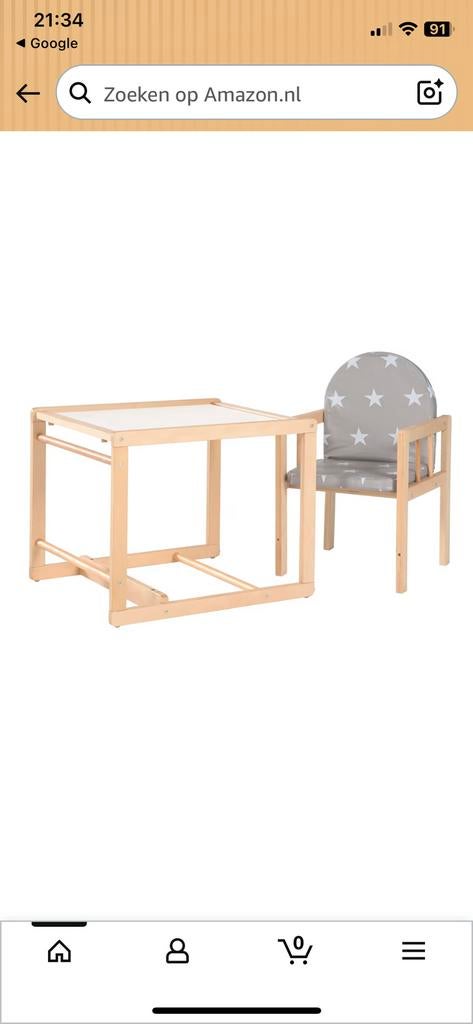 Zo goed als nieuwe tafelstoel voor kinderen, Ophalen, Zo goed als nieuw, Overige typen, Aanschuifbaar