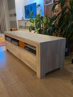 Audiomeubel beuken whitewash, Ophalen, 100 tot 150 cm, Zo goed als nieuw, Minder dan 100 cm