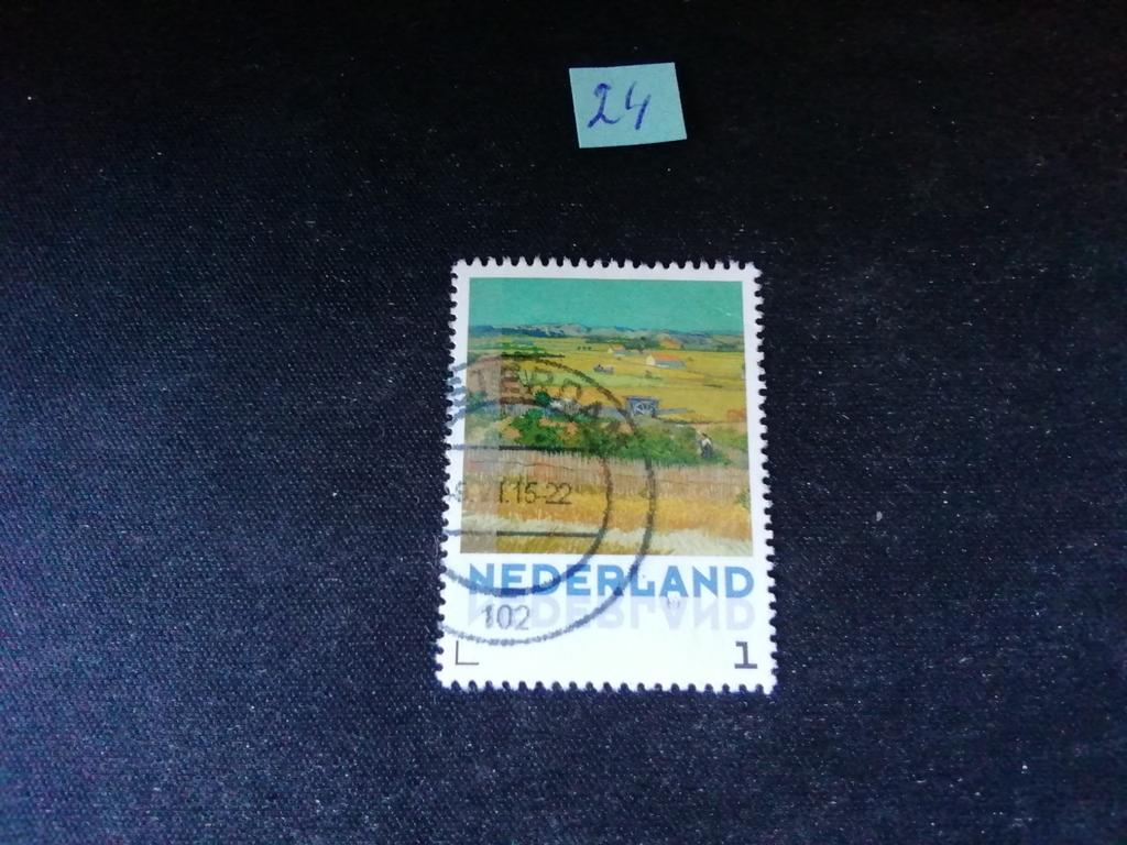 NEDERLAND PERSOONLIJKE POSTZEGEL VINCENT VAN GOGH GESTEMPELD, Ophalen of Verzenden, Na 1940, Gestempeld