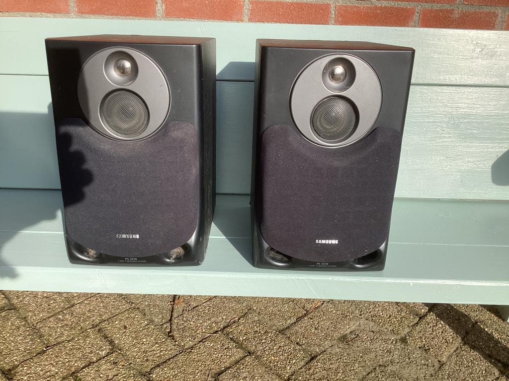 2 Luidsprekers samsung 80 watt, Audio, Tv en Foto, Luidsprekers, Gebruikt, 60 tot 120 watt, Front, Rear of Stereo speakers, Ophalen
