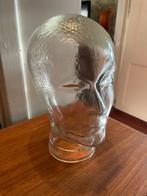 Vintage glazen hoofd jaren 70, Ophalen of Verzenden, Huis en Inrichting