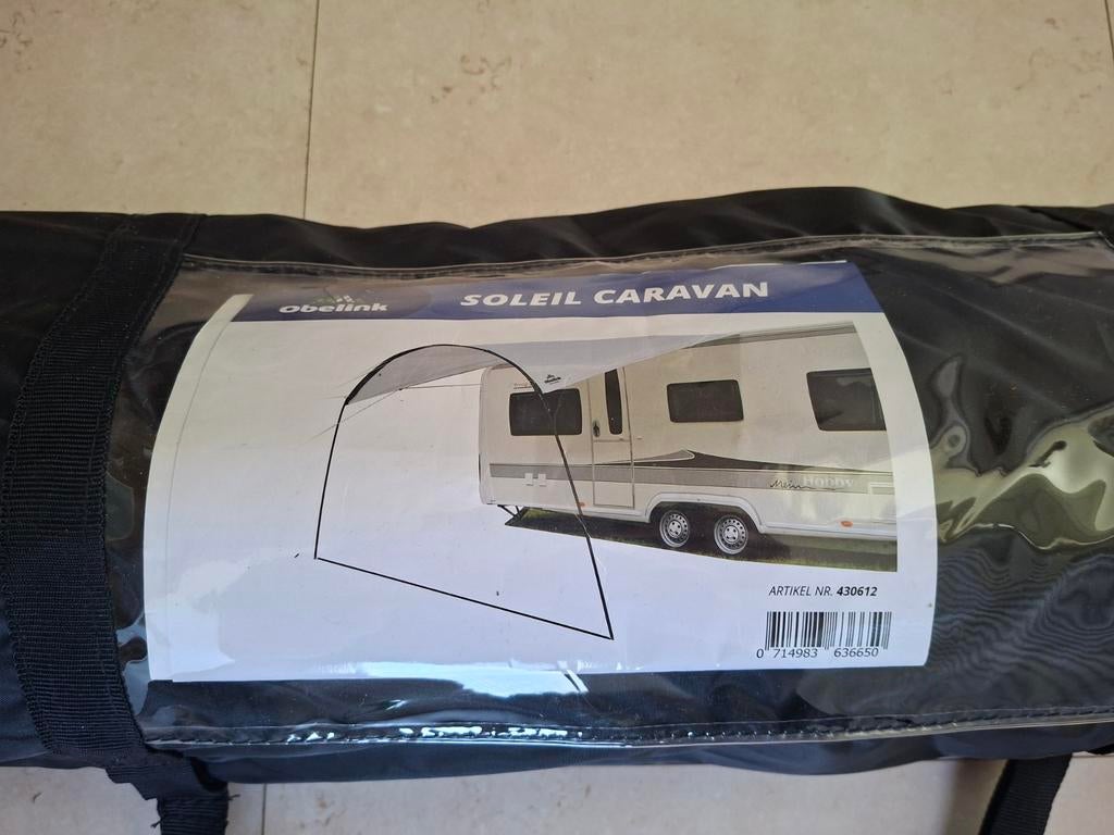 Obelink Soleil caravanluifel - Zo goed als nieuw, Caravans en Kamperen, Ophalen