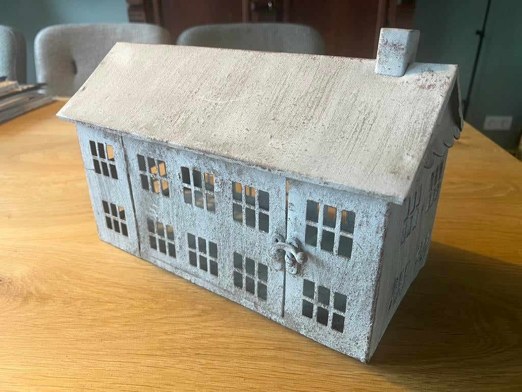 Riverdale lantaarnhuisje, sfeervol, waxinelicht kaarsjes., Ophalen of Verzenden, Zo goed als nieuw