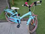 Roze met groene loekie meisjes fietsen met wit zadel, Fietsen en Brommers, Fietsen | Meisjes, Ophalen of Verzenden, Gebruikt, 18 inch