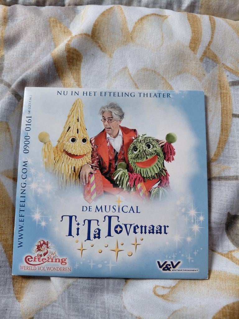 Promotie cd Efteling musical Ti Ta Tovenaar - 2005, Ophalen of Verzenden, Zo goed als nieuw, Overige typen