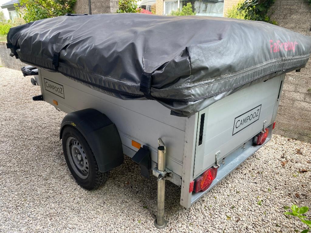 Campooz Fat Freddy II te koop €5250,-, Caravans en Kamperen, Vouwwagens, Ophalen, Campooz, Tot en met 2, Beige