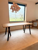 Hay loop stand tafel / eettafel, Huis en Inrichting, Tafels | Eettafels, Ophalen, Eikenhout, 50 tot 100 cm, Zo goed als nieuw