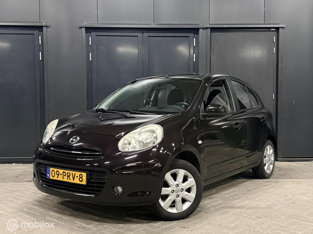 Nissan Micra 1.2 Connect Edition|AUT|cruise|parkeersensoren, Auto's, Nissan, Euro 5, Gebruikt, 31 €/maand, Overige kleuren