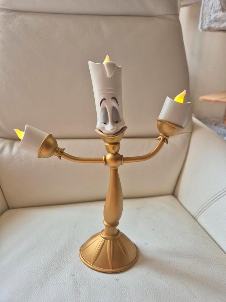 Lumière kandelaar - Belle en het Beest, Verzamelen, Disney, Zo goed als nieuw, Ophalen of Verzenden