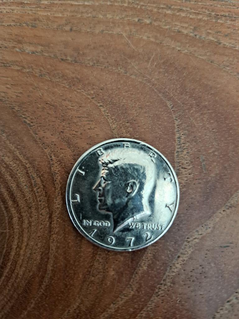 Kennedy Half Dollar 1972 - Amerikaanse munt, Postzegels en Munten, Munten | Amerika, Ophalen of Verzenden, Noord-Amerika, Losse munt