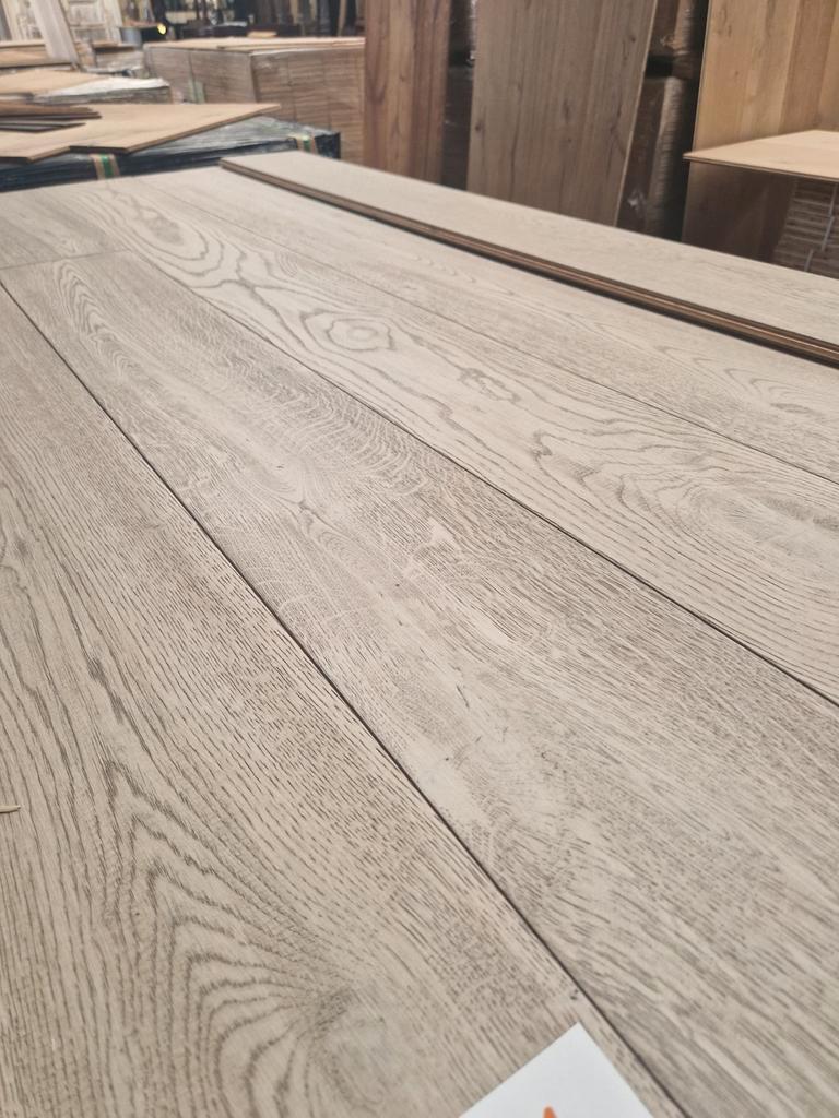 EIKEN SELECT VLOERDELEN VLOER 18mm dik 180mm breed! Legklaar, Ophalen of Verzenden, Nieuw, 75 m² of meer, Parket
