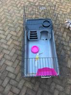 Nieuw! Konijnenhok 1 nacht gebruikt., Dieren en Toebehoren, Zo goed als nieuw, Konijn, Hok, 75 tot 110 cm