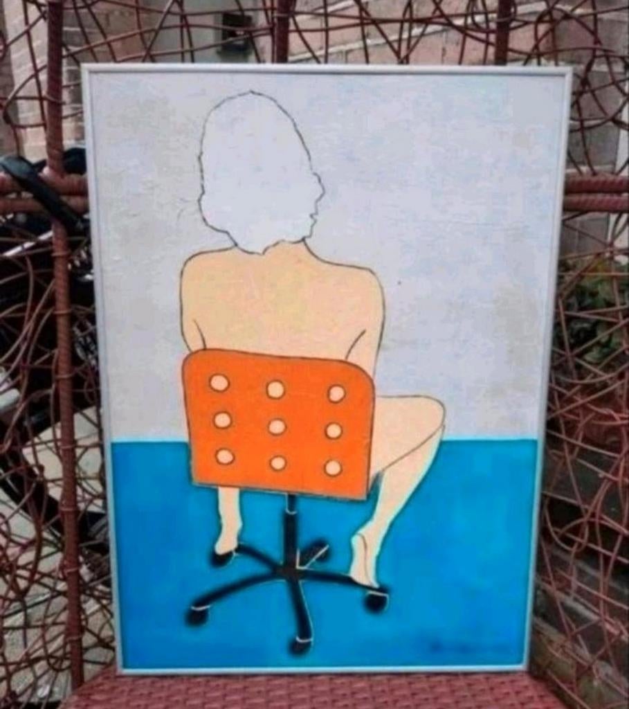 Schilderij Kol van Wijngaarden, Ophalen of Verzenden