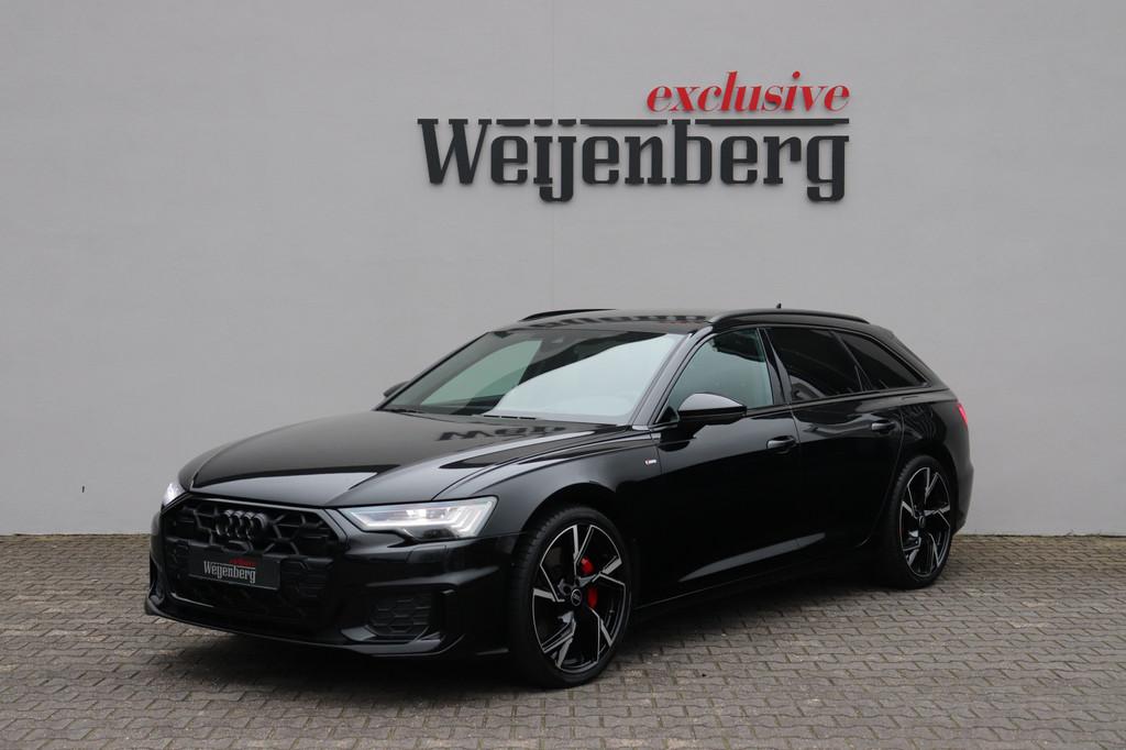 Audi A6 Avant 55 TFSI e Quattro S-line HU-Display B&O Matrix, Auto's, Automaat, 12 maanden, Gebruikt, Zwart
