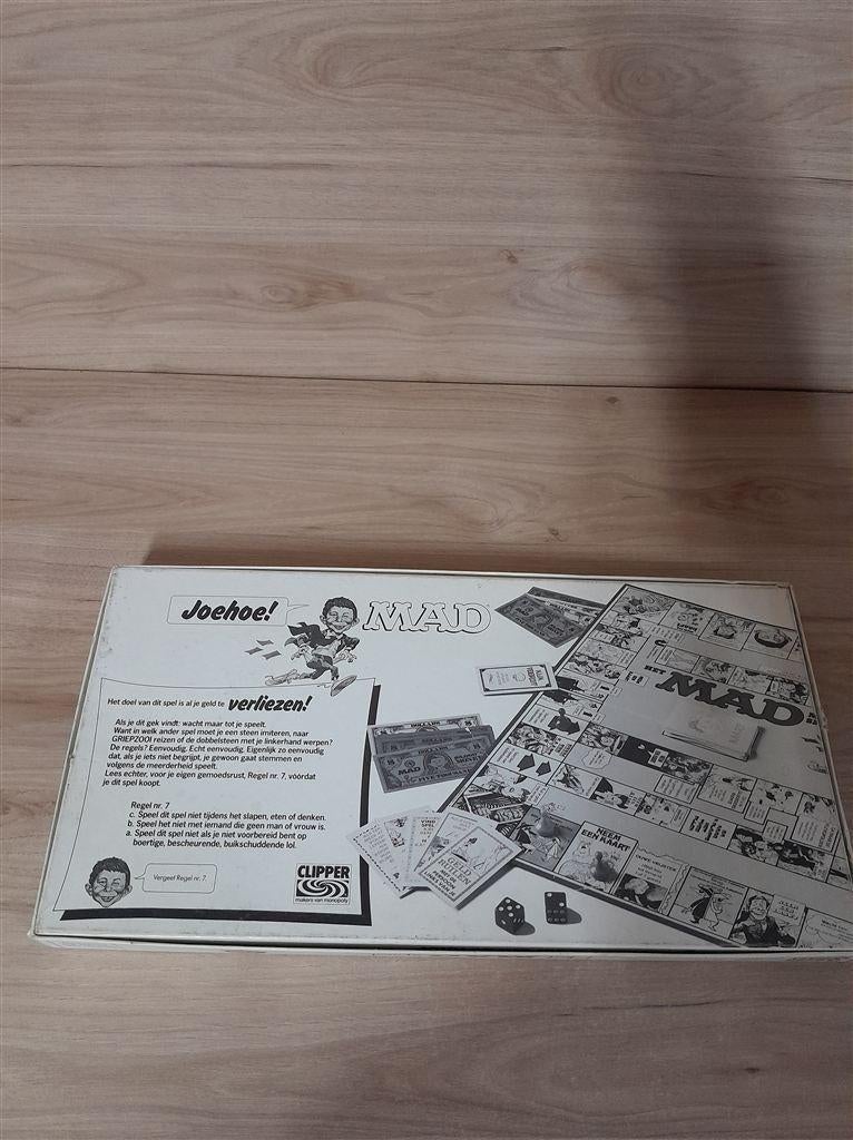 Het mad Spel - parker - s5132, Hobby en Vrije tijd, Gezelschapsspellen | Bordspellen, Verzenden, Zo goed als nieuw