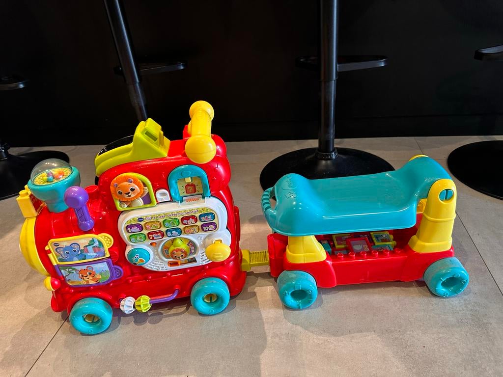 VTech Baby Rijd & Leer Letterlocomotief, Ophalen of Verzenden, Gebruikt, 6 maanden tot 2 jaar
