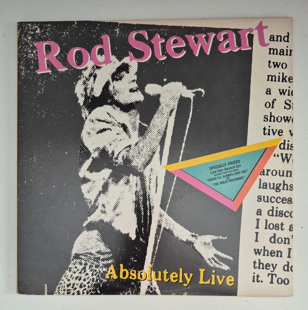 Rod Stewart. Absolutely Live. Dubbel LP., Ophalen of Verzenden, Gebruikt, 12 inch