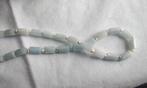 Uniek Handgemaakt Aquamarijn Echte Parels Ketting, Ophalen, Blauw, Nieuw, Steen of Mineraal