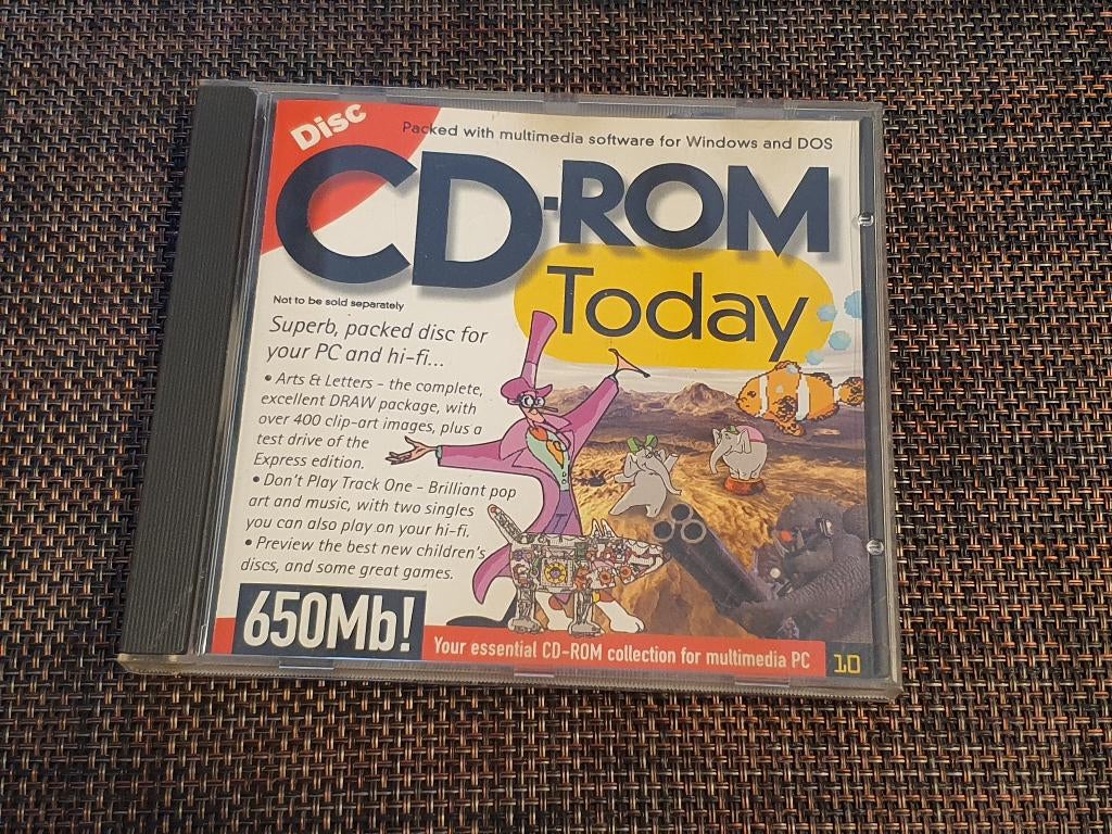 PC CD-ROM shareware - CD-ROM Today # 10 Februari 1995, Online, 1 speler, Ophalen of Verzenden, Zo goed als nieuw