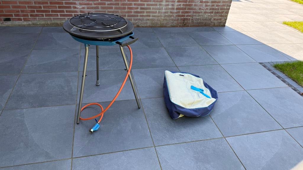 Skottelbraai van Campingaz, Ophalen, Gebruikt