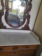 Antieke Commode met Spiegel - Klassieke Elegantie, Ophalen of Verzenden