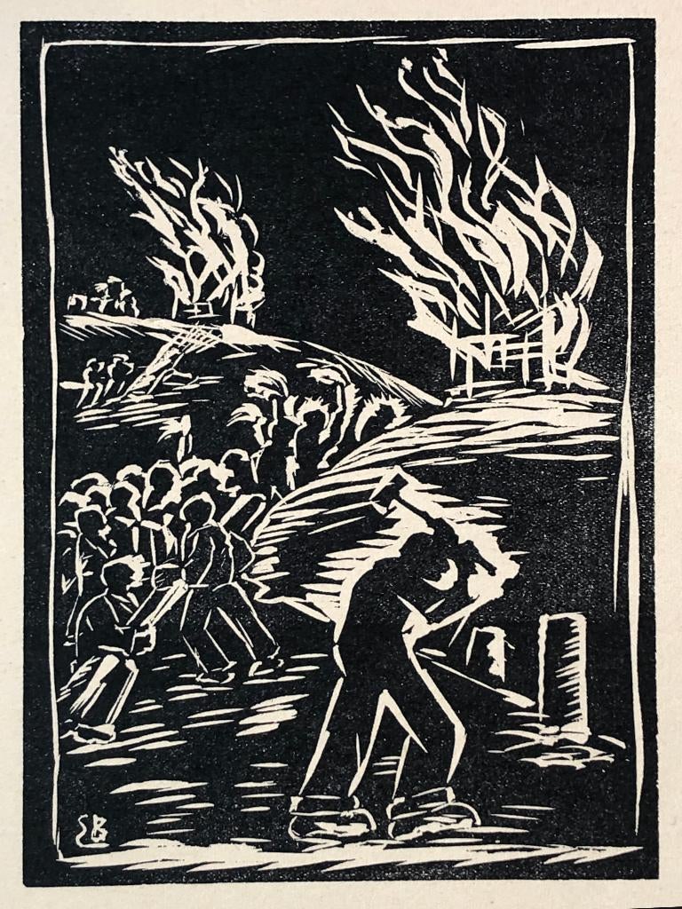 Mooie, betaalbare kunst v/h Grafiekkabinet Monogram EB, Ophalen of Verzenden