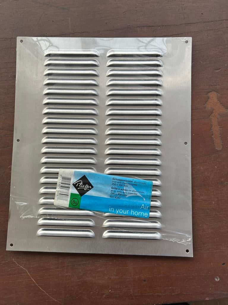 Plieger schoepenrooster met anti-insectengaas, Ophalen of Verzenden, Nieuw, Ventilator