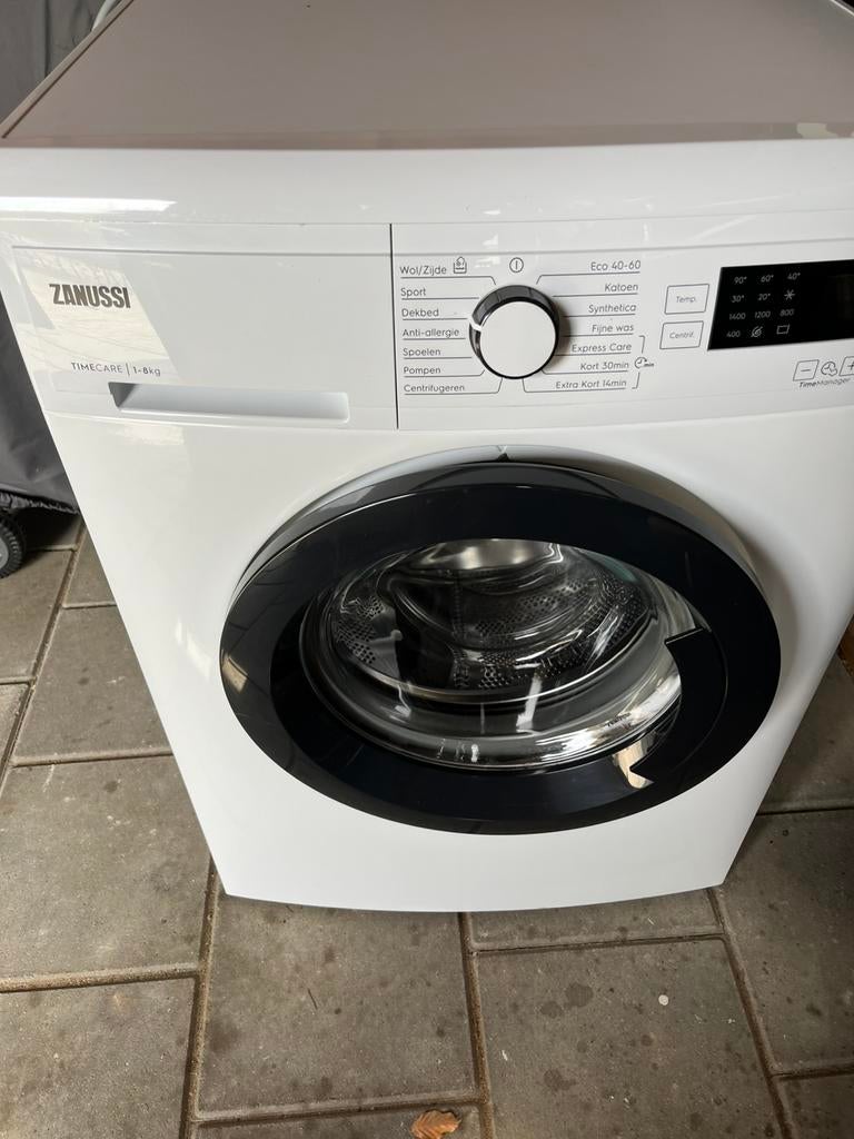 Zanussi wasmachine, Ophalen, Gebruikt, Voorlader, 85 tot 90 cm