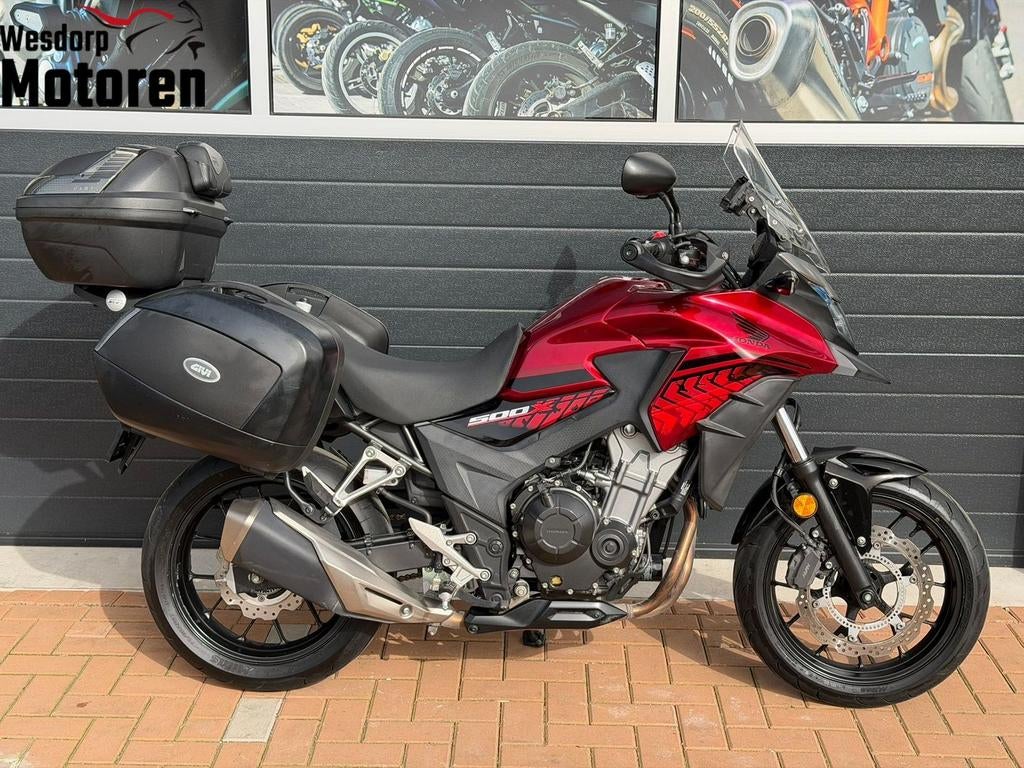 HONDA CB 500 X ABS A2 35KW Volledige Historie 3 koffers, 2 cilinders, HONDA, Bedrijf, Onbekend