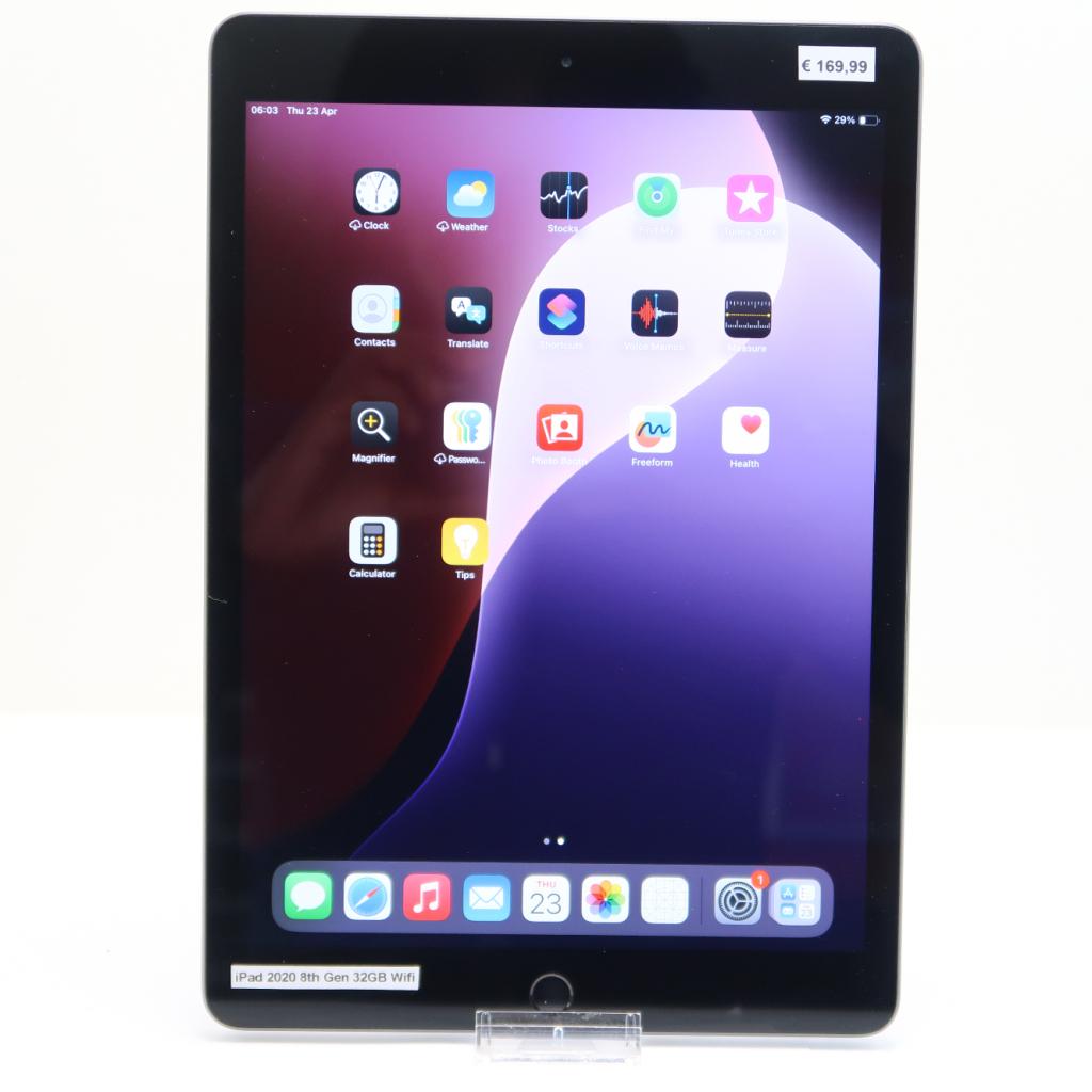 iPad 2020 8th Gen 32GB Wifi Space Gray | in Nette Staat