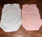 2x Rompers mt 86-92 roze mouwloos, Kinderen en Baby's, Babykleding | Maat 86, Ophalen of Verzenden, Nieuw, Meisje, Nacht- of Onderkleding