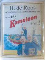 60e Kameleon. Reclame poster. 44 x 34 cm. Ingelijst., Gelezen, Non-fictie, H. de Roos, Ophalen of Verzenden