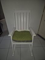 Schommelstoel wit, Ophalen, Gebruikt, Wit, Eén