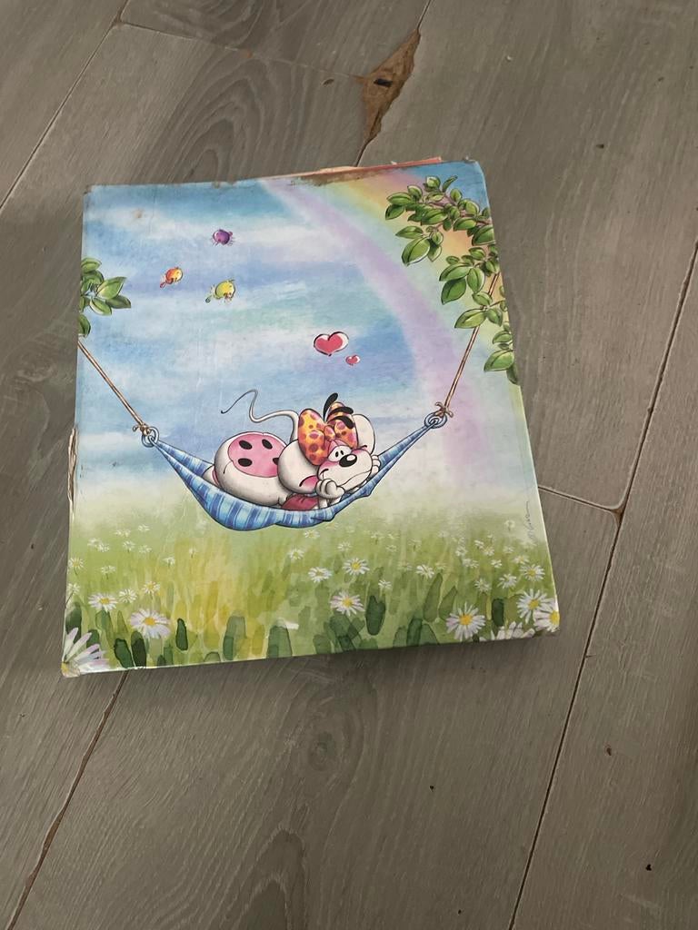 Diddl Verzamelmap met Bladen, Ophalen of Verzenden, Diddl, Gebruikt, Papier, Kaart of Schrift