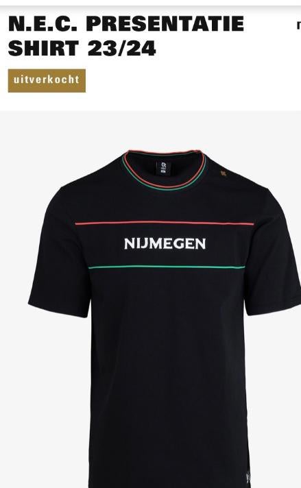 NEC Nijmegen Presentatie Shirt 24/25  S, Sport en Fitness, Maat S, Ophalen, Zo goed als nieuw, Shirt