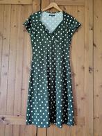groen witte gestippelde jurk van King Louie, maat M, Maat 38/40 (M), Ophalen of Verzenden, Knielengte, King Louie