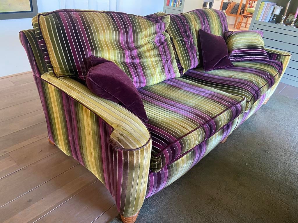 Unieke Duresta bank en fauteuil, Huis en Inrichting, Nieuw, Ophalen of Verzenden, Engelse stijl, Stof