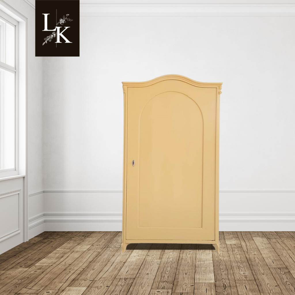 Landelijke klassieke kast, eendeurskast, legkast, linnenkast