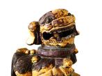 Chinese Foo Dog / leeuwenhond goudverguld hout sculptuur, Ophalen of Verzenden