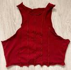 Mooie Bordeaux rode crop top , maatje L 42, Maat 42/44 (L), Ophalen of Verzenden, Zo goed als nieuw, Zonder mouw