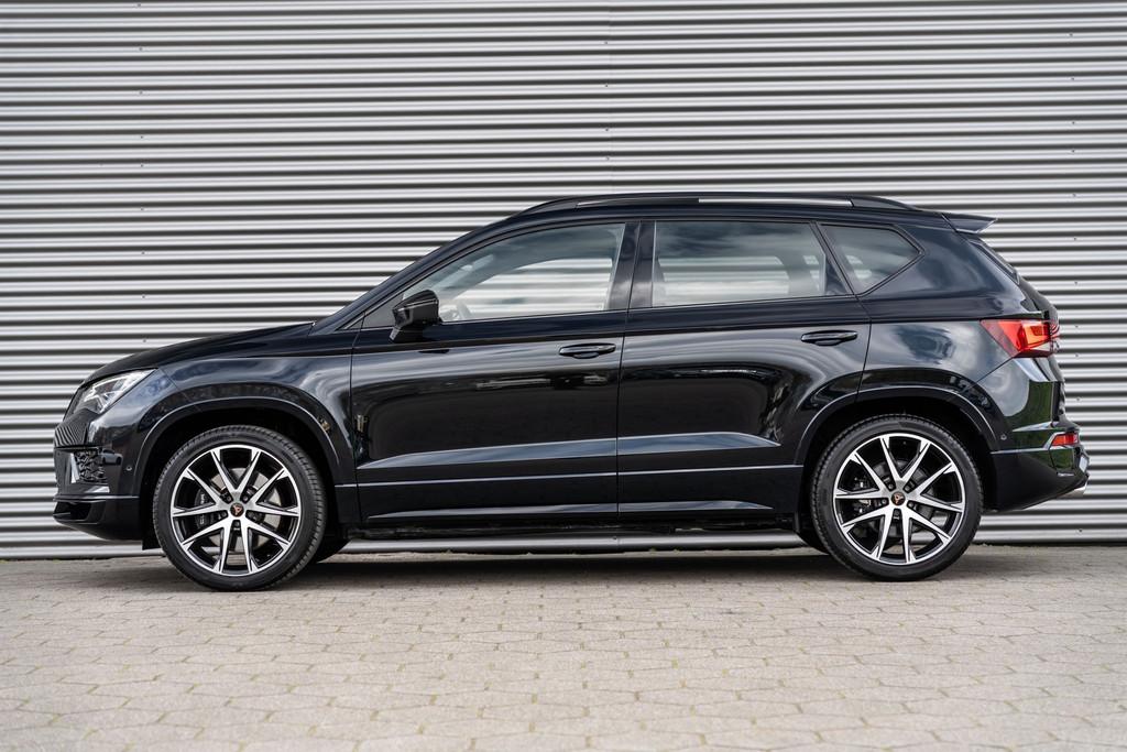 CUPRA Ateca 2.0 TSI 4DRIVE PANO BEATS TREKHAAK 360 CAMERA, Adaptive Cruise Control, Gebruikt, Zwart, 4 cilinders