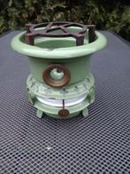 Resedagroen emaille 1pits petroleumstel Kroon, Ophalen of Verzenden