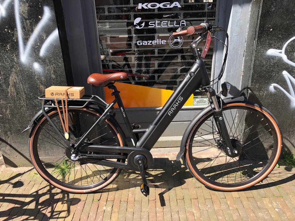 Fietshokje Houtplein: Raaks Belton Zwart, Fietsen en Brommers, Fietsen | Dames | Damesfietsen, Nieuw, 50 tot 53 cm