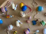 37 x Vintage Pasen houten paas hangers ei konijn zgan, Ophalen of Verzenden, Zo goed als nieuw
