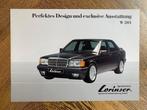 Zeldzame folder Mercedes-Benz 190 W201 Lorinser, Ophalen of Verzenden, Nieuw, Mercedes, Lorinser