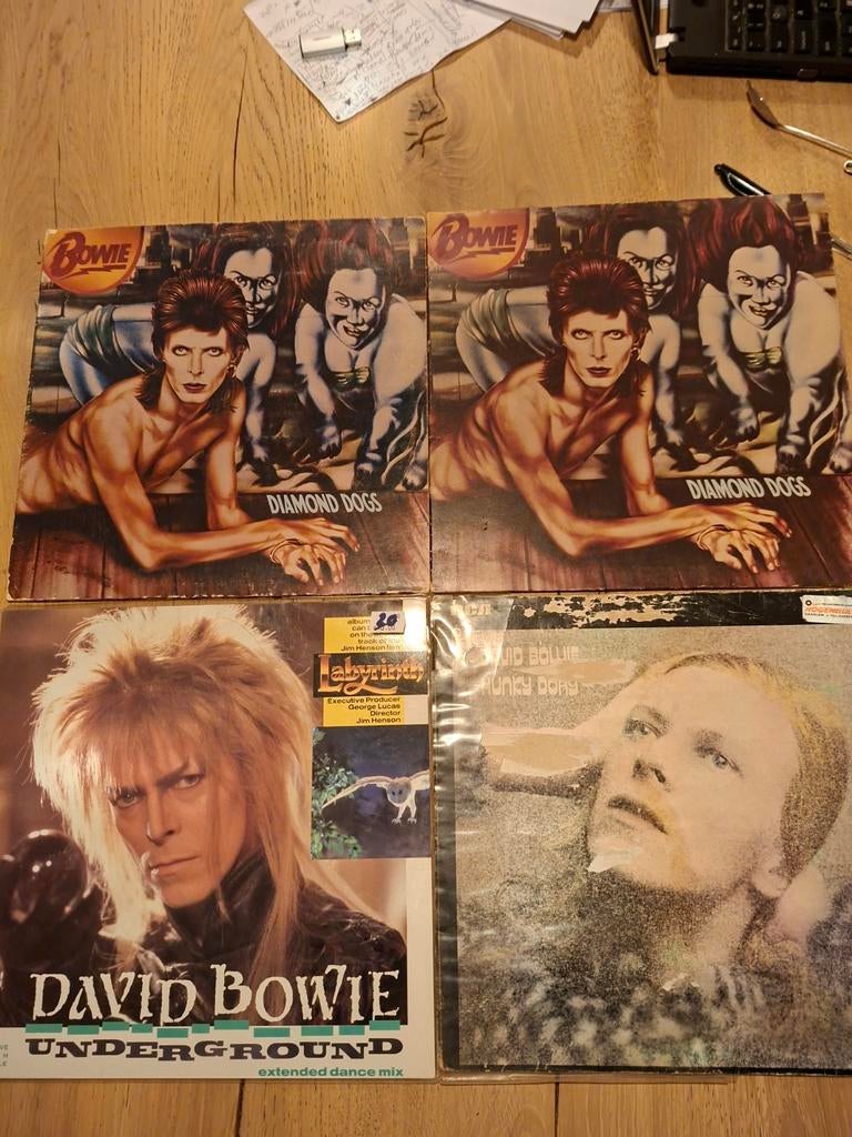Lot of 8 David Bowie records, Ophalen of Verzenden, Gebruikt, 12 inch, Poprock