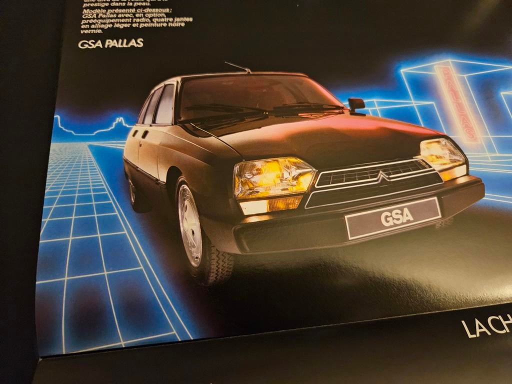 Brochure Citroën GSA 1984 Frankrijk, Ophalen of Verzenden, Zo goed als nieuw, Citroën